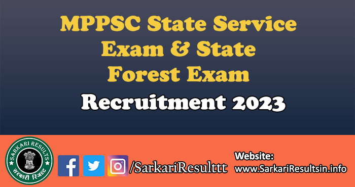 MPPSC SSE SFE Recruitment 2023